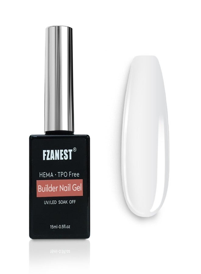 FZANEST Builder Gel Hema-free, Soak-Off Sculpting Gel For Quick Nail Extension Repair And Strengthening Long-Lasting Builder Base With Brush-On Salon-Quality Nails At Home - Image 1